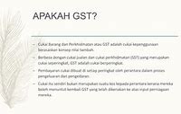 Gst Adalah